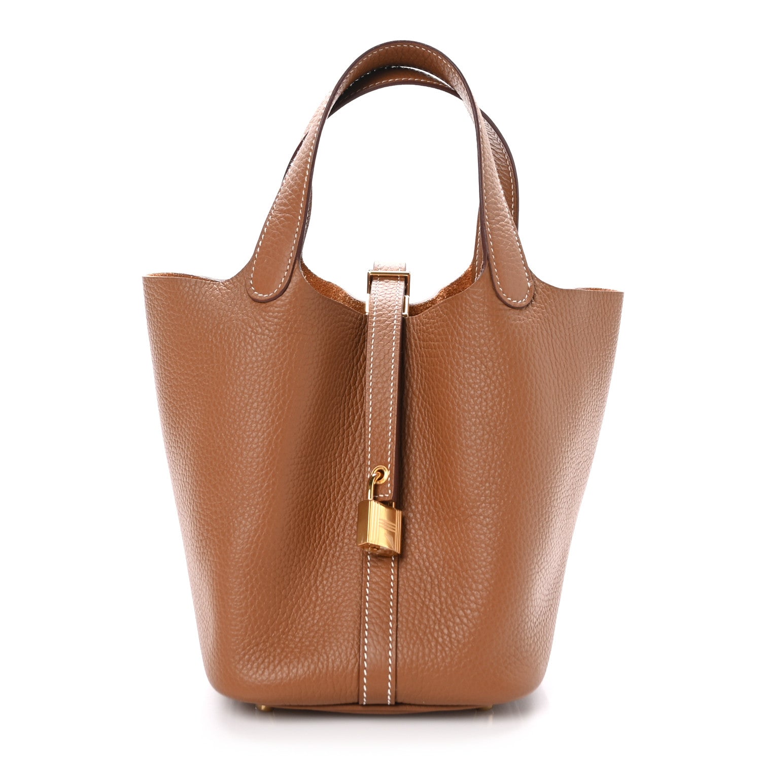 Hermes Taurillon Clemence Picotin Lock 18 PM Gold 1 of 13