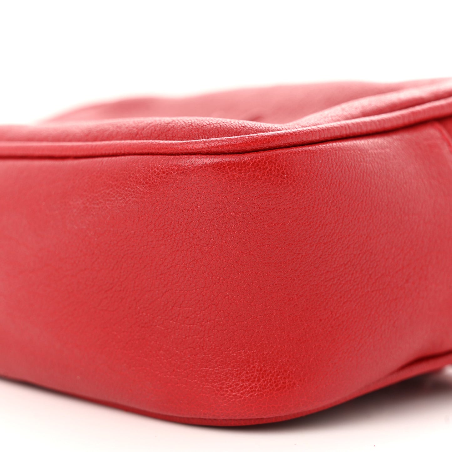 Lambskin Monogram Lou Belt Bag Red