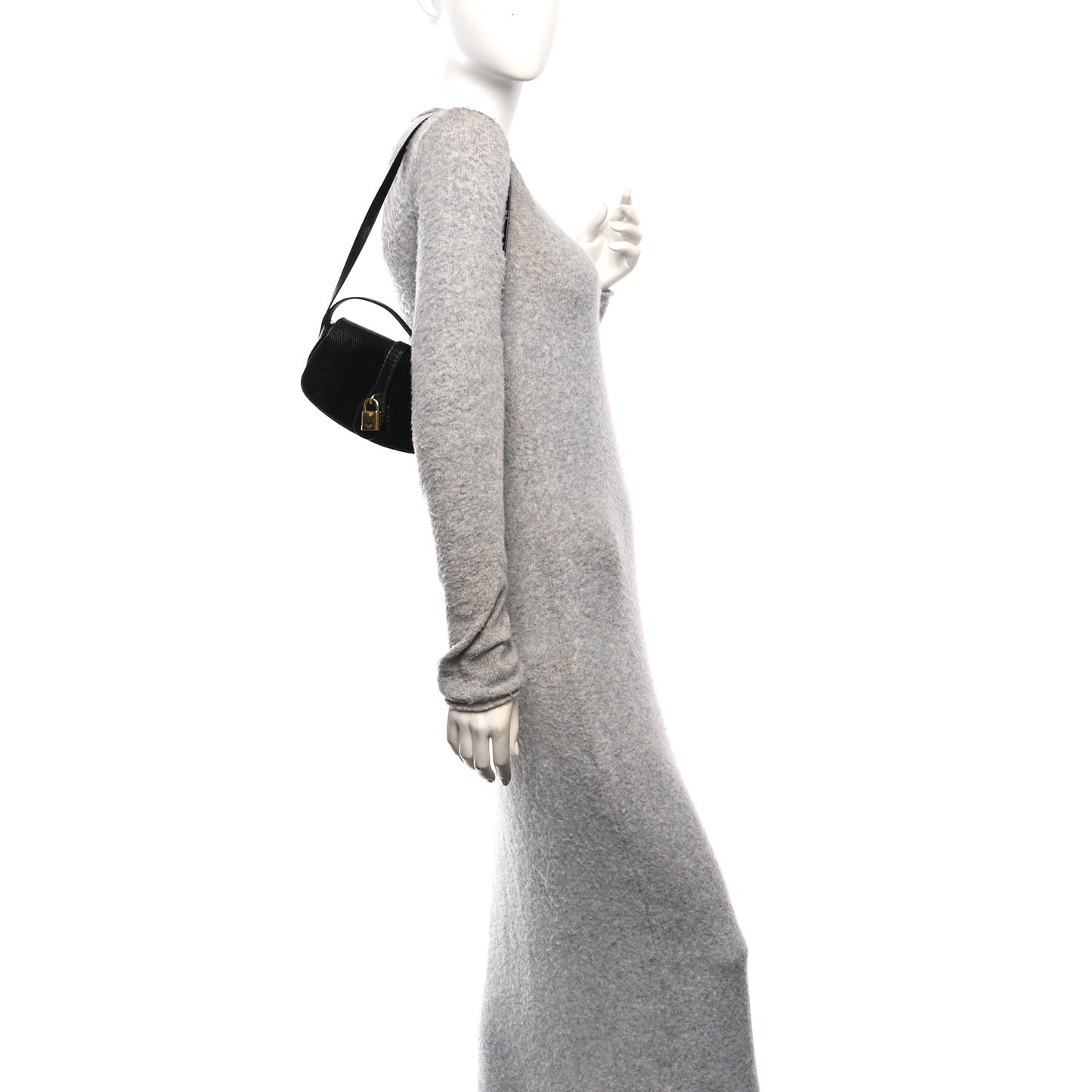 Lizard Tabou Clutch On Strap Black
