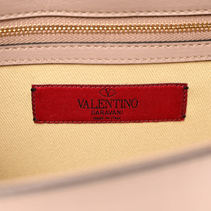 Valentino Garavani Vitello Small Glam Lock Rockstud Flap Poudre 6 of 10