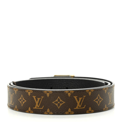 Louis Vuitton Monogram Dauphine 25mm Reversible Belt 85 34 Cream 2 of 4