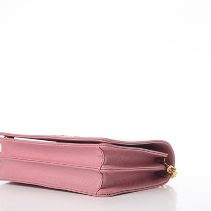 Prada Saffiano Lux Chain Wallet Petalo 5 of 10