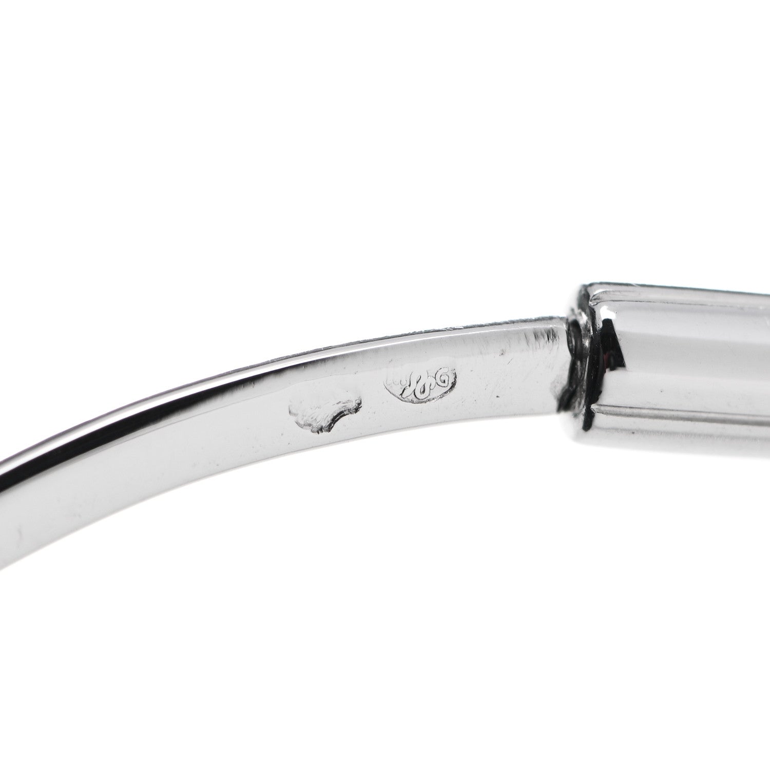 Messika 18K White Gold Diamond Thin Move Bangle Bracelet 6 of 6
