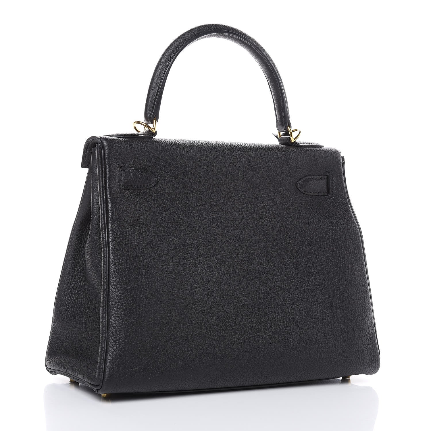Hermes Togo Kelly Retourne 28 Black 4 of 31