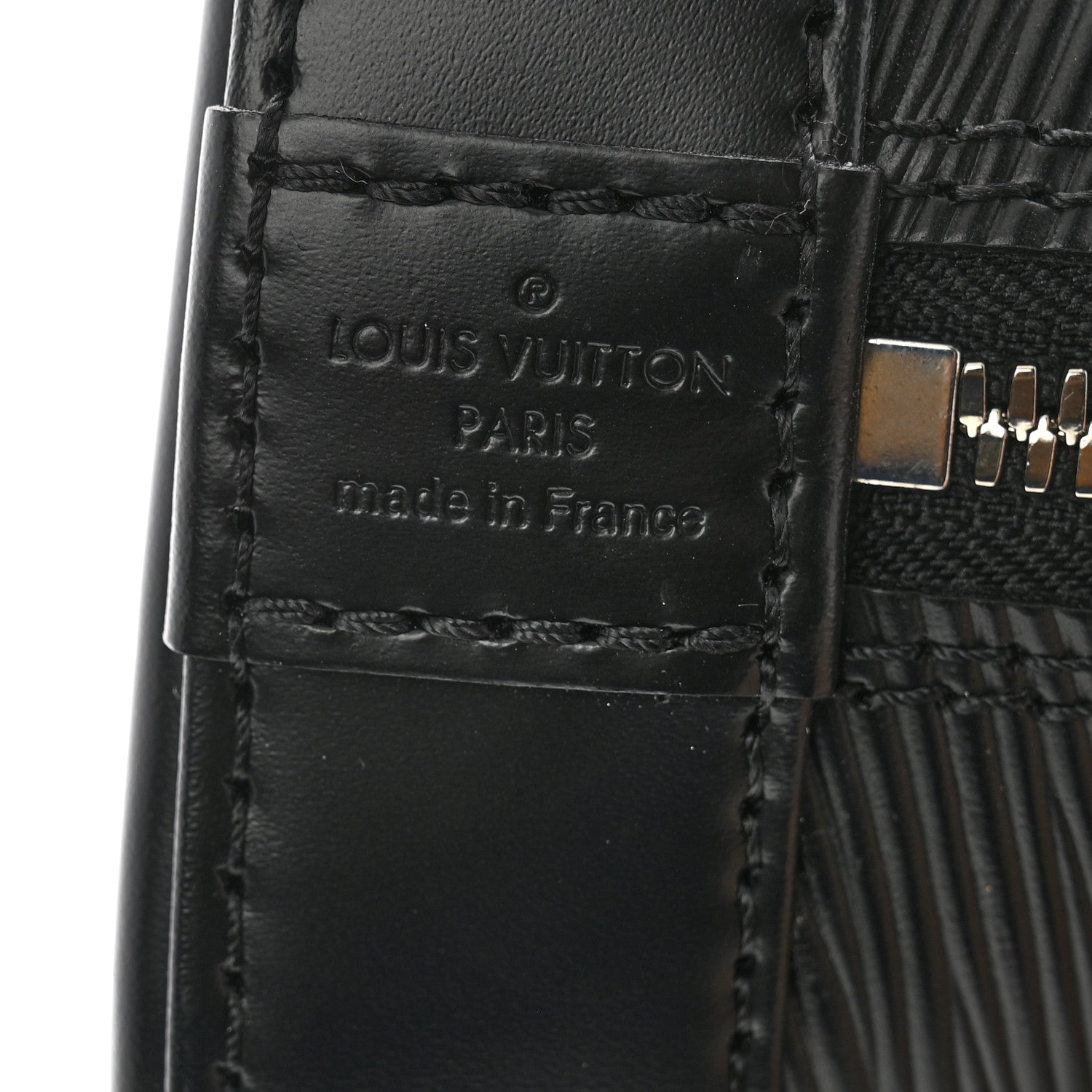 Louis Vuitton Epi Alma BB Black 6 of 12
