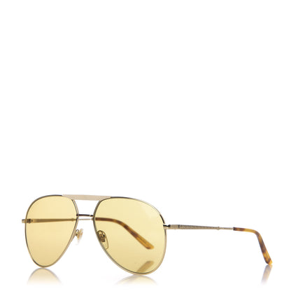 Gucci Aviator Sunglasses GG0242S Gold 1 of 9