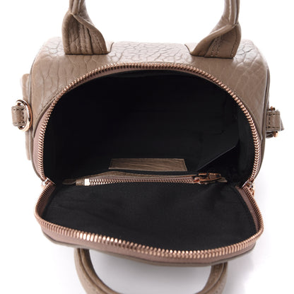 Alexander Wang Pebbled Lambskin Mini Rockie Latte Rose Gold Hardware 5 of 9