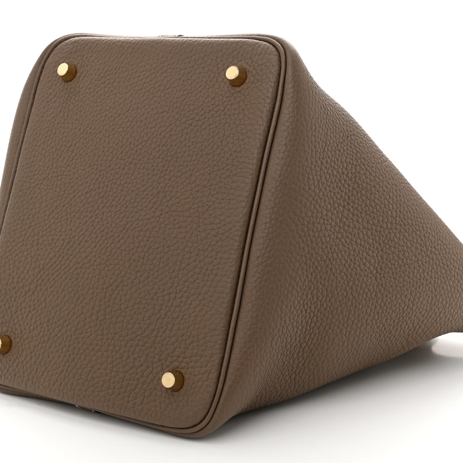 Hermes Taurillon Clemence Picotin Lock 22 MM Etoupe 10 of 12