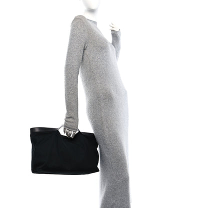 The Row Canvas Calfskin Kit Tote Black 2 of 10