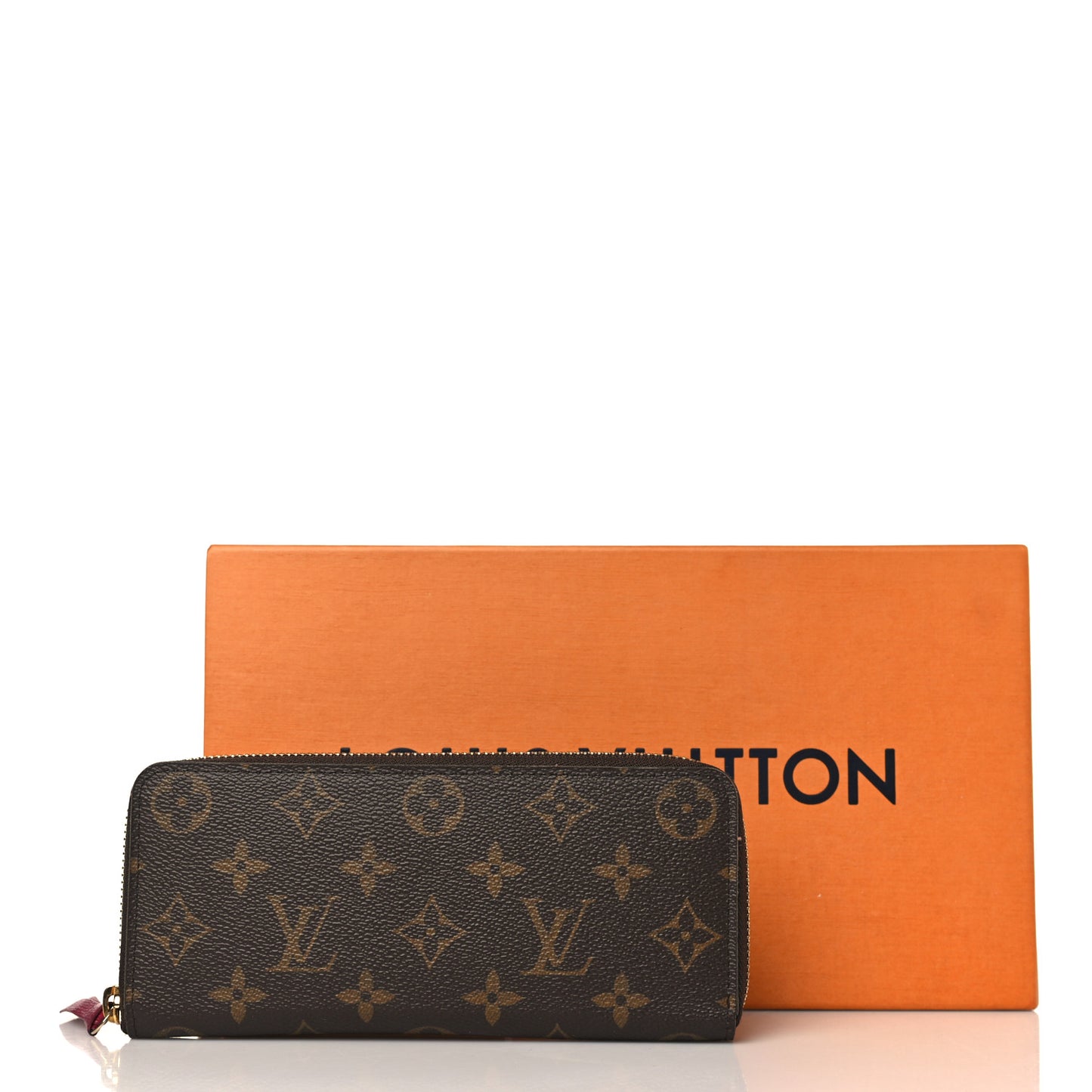Monogram Clemence Wallet Fuchsia