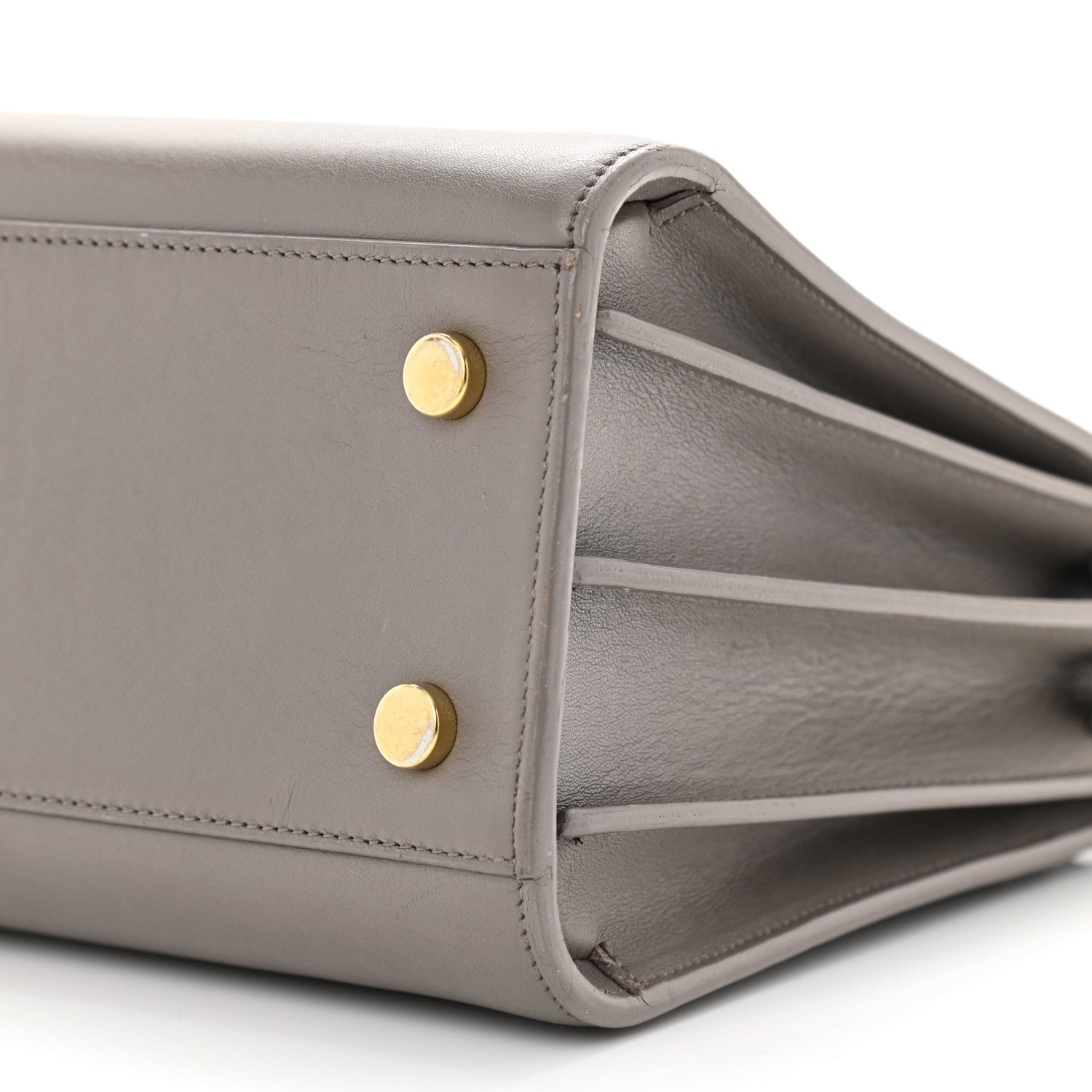 Saint Laurent Calfskin Baby Sac de Jour Fog 10 of 13