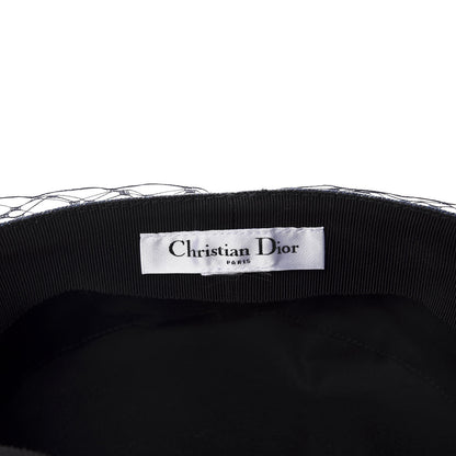 Christian Dior Denim Arty Veil Cap Blue 6 of 7