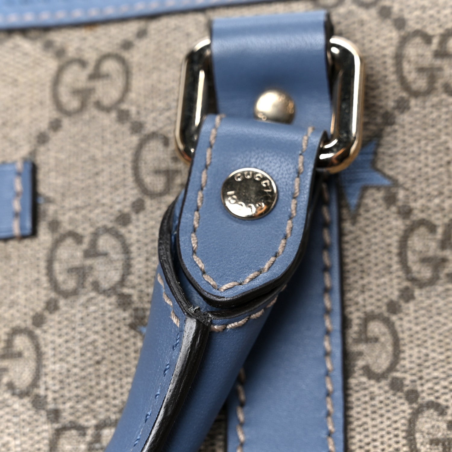 Gucci GG Supreme Stars Large Joy Boston Light Blue 13 of 13