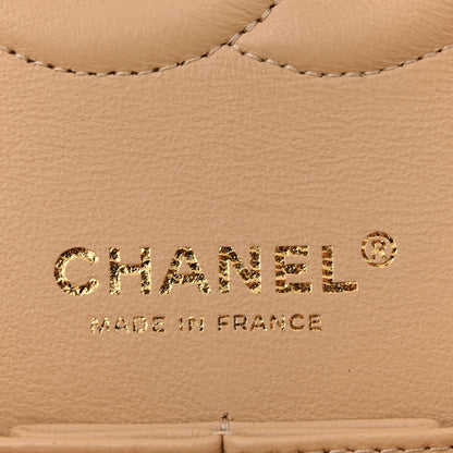 Chanel Caviar Quilted Medium Double Flap Beige 6 of 11