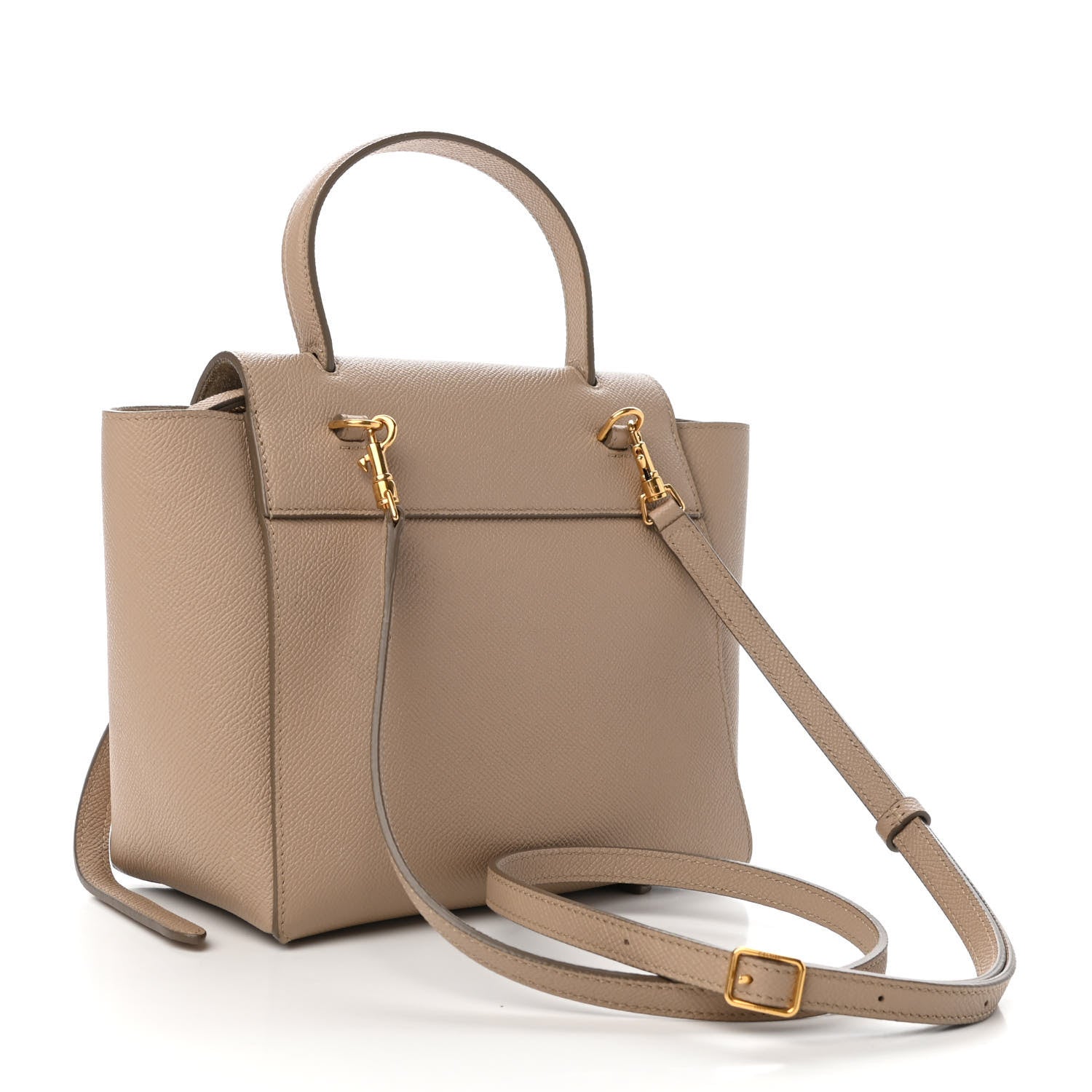 Celine Grained Calfskin Nano Belt Bag Light Taupe 2 of 4