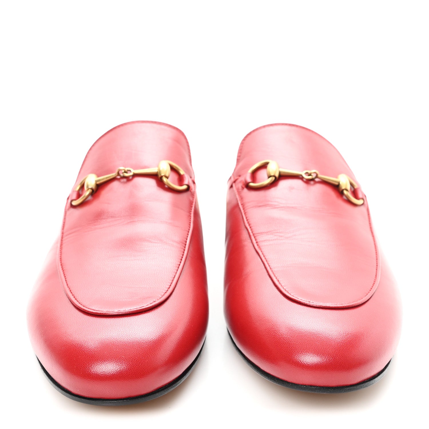 Gucci Malaga Kid Womens Princetown Slippers 40.5 Hibiscus Red 3 of 10