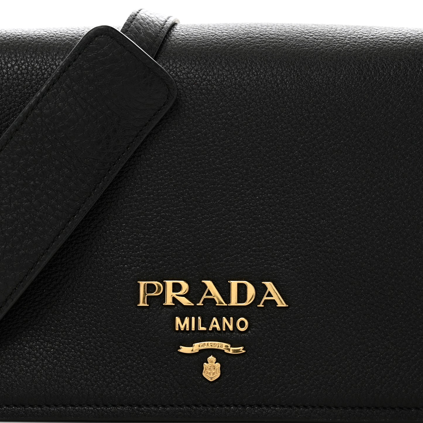 Vitello Phenix Crossbody Bag Black