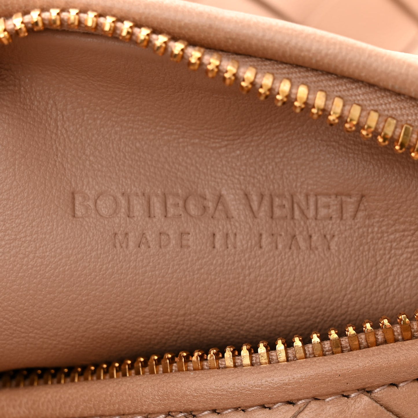 Nappa Intrecciato Mini Jodie Sandalwood