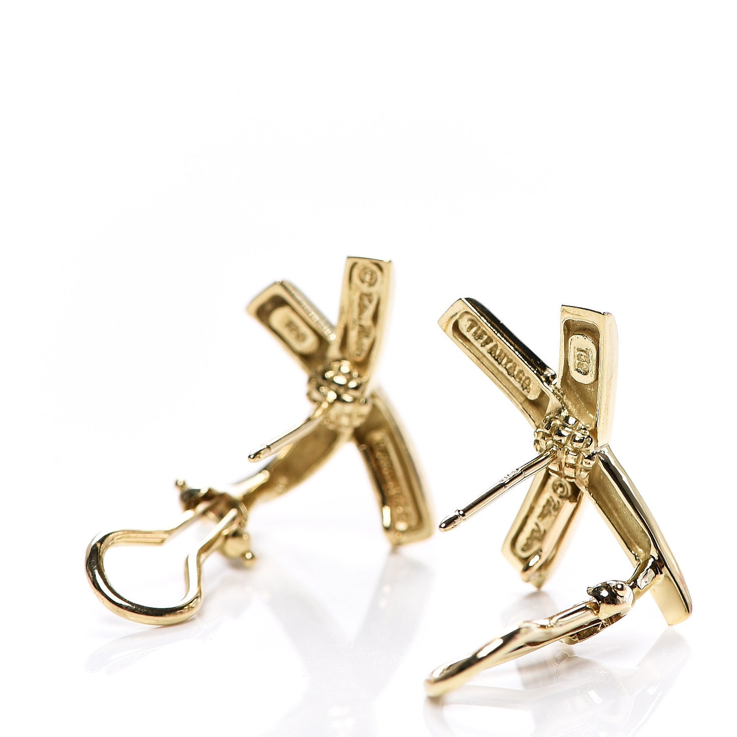 18K Yellow Gold Large Paloma's Graffiti X Earrings
