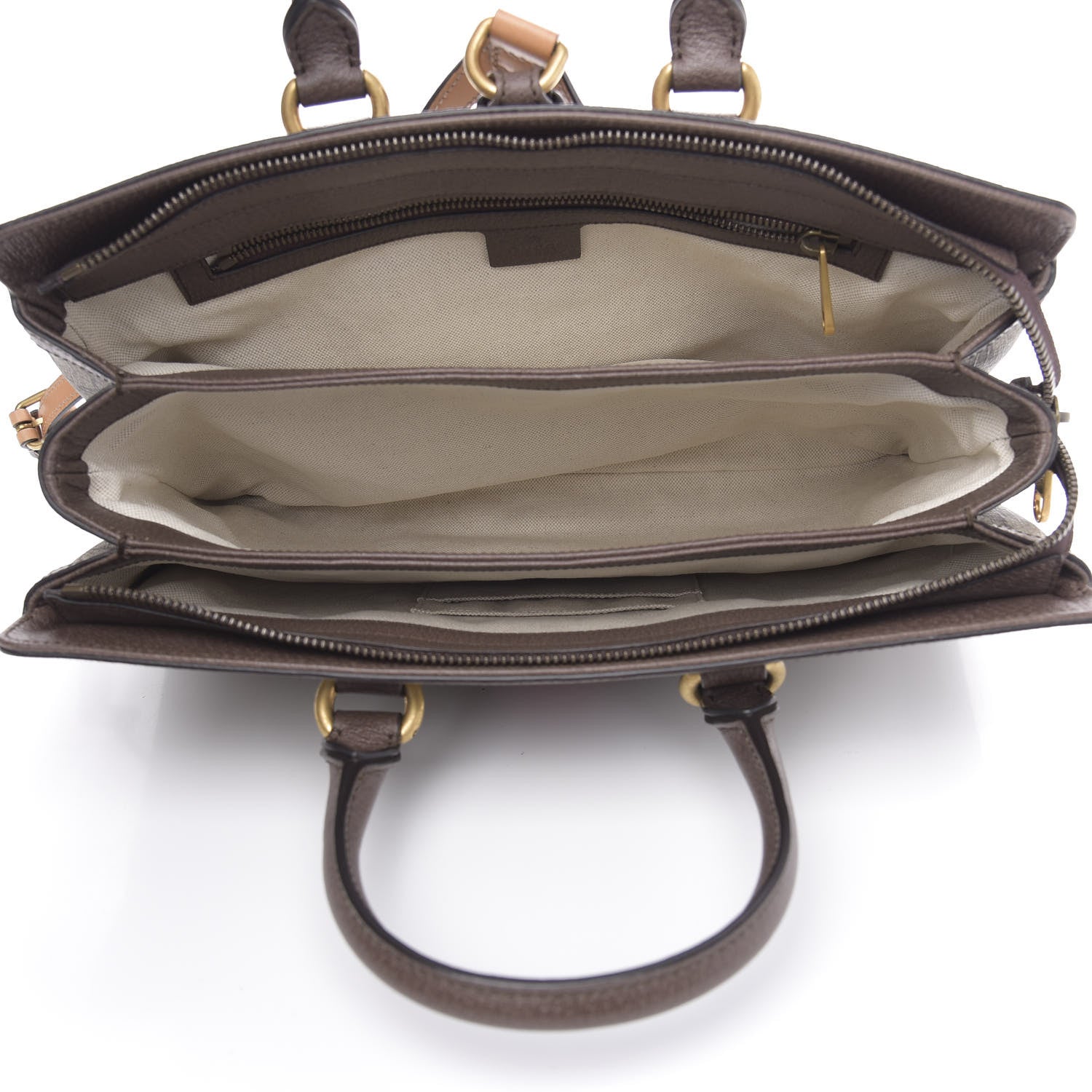Gucci GG Supreme Monogram Web Ophidia Convertible Backpack Beige New Acero 5 of 10