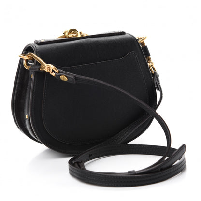 Chloe Calfskin Suede Small Nile Bracelet Bag Black 3 of 10