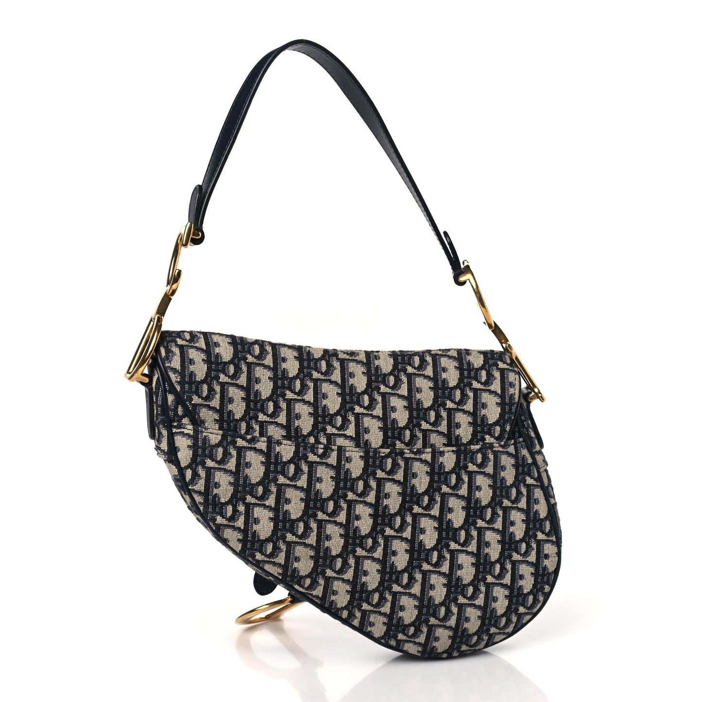 Oblique Saddle Bag Blue
