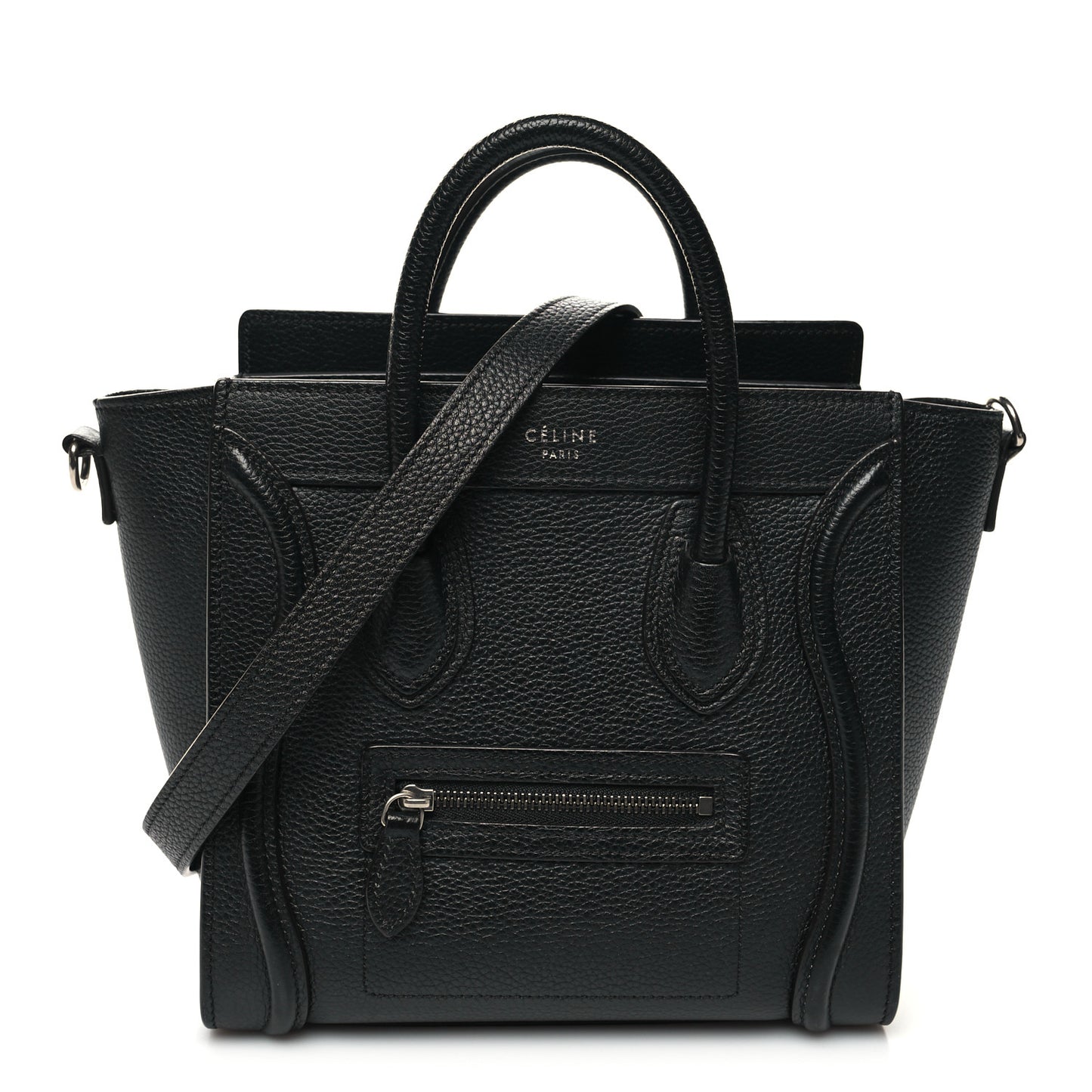 Smooth Calfskin Nano Luggage Black