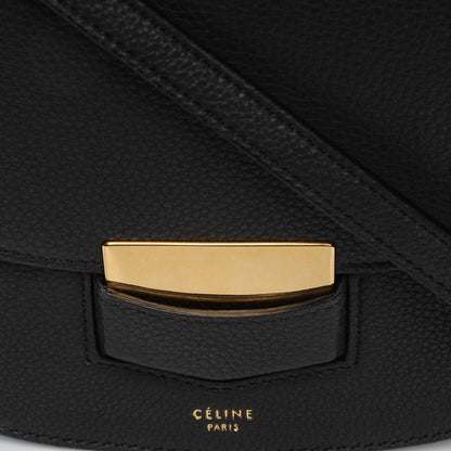 Celine Baby Grained Calfskin Small Trotteur Dark Taupe 9 of 10