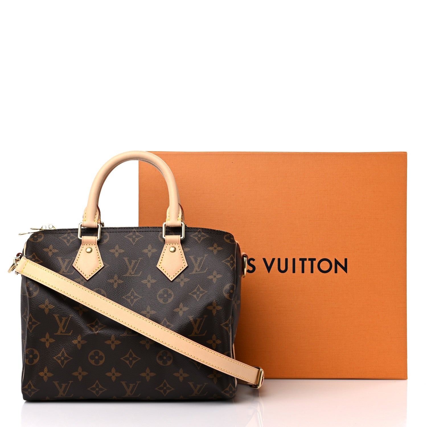 Louis Vuitton Monogram Speedy Bandouliere 25 9 of 9