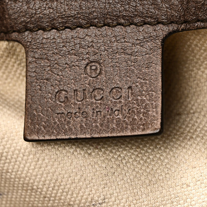 Gucci GG Supreme Monogram Web Ophidia Half Moon Hobo Brown 6 of 11