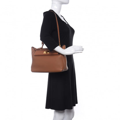 Hermes Taurillon Maurice Swift 24/24 29 Gold 2 of 9
