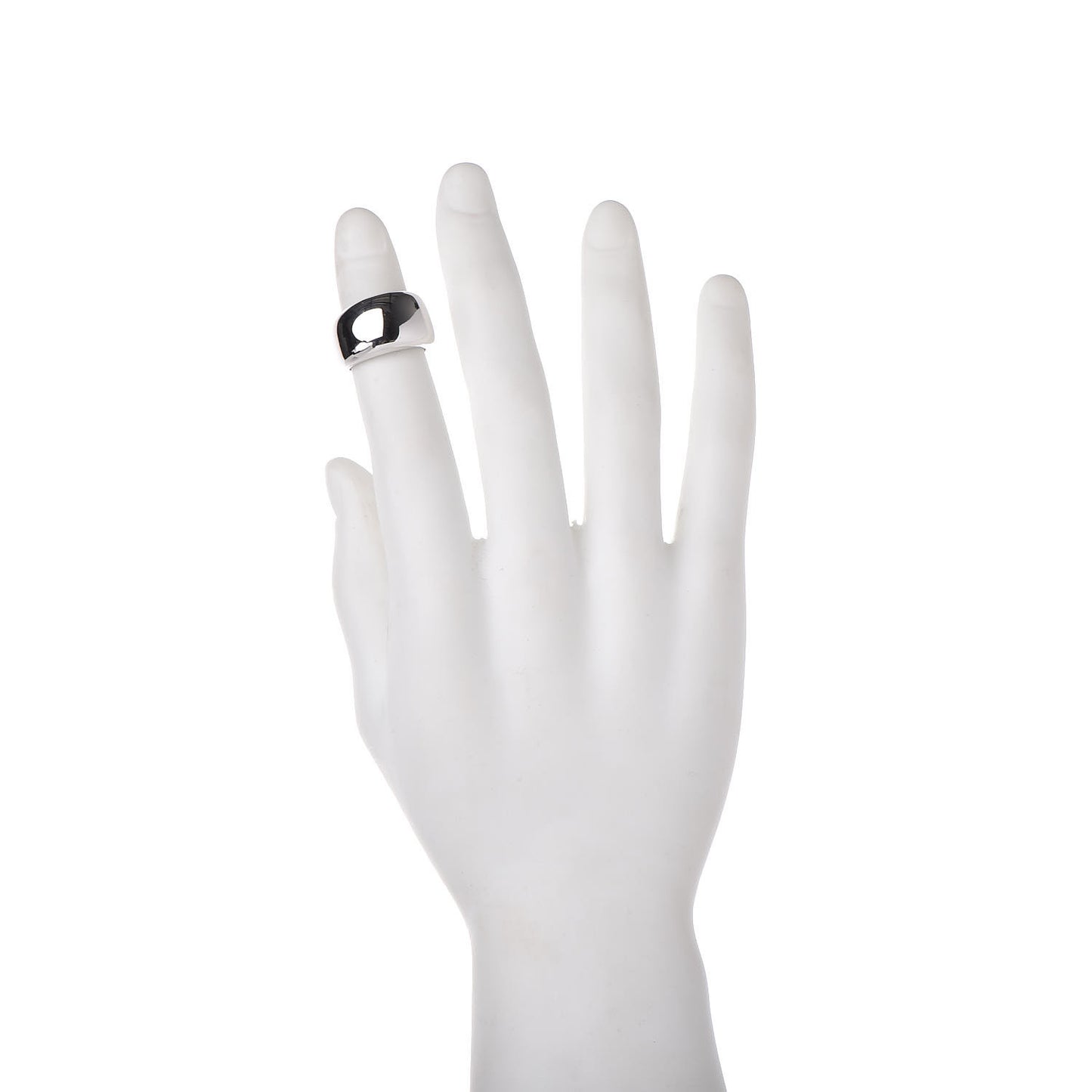 18K White Gold Nouvelle Vague Dome Ring 54 6.75