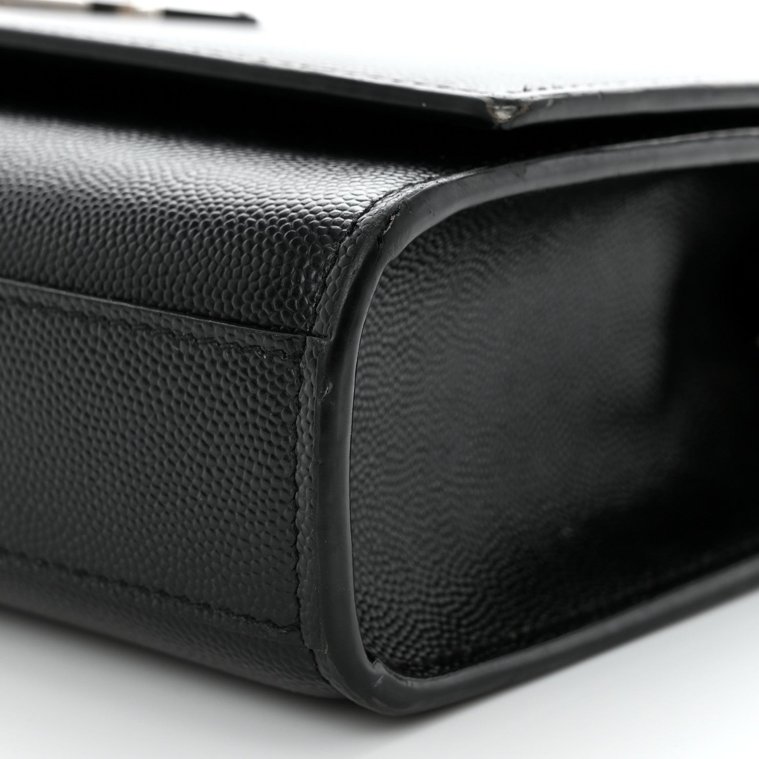 Saint Laurent Grain De Poudre Medium Classic Monogram Kate Satchel Black 11 of 14