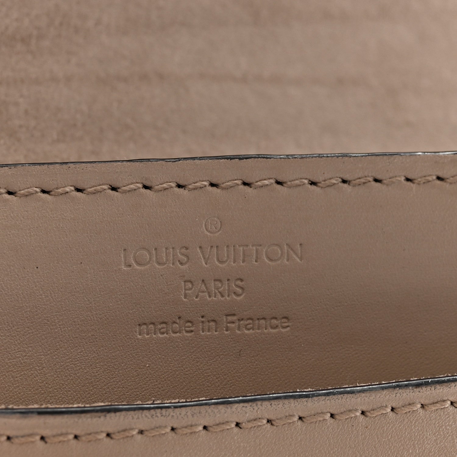 Louis Vuitton Calfskin Chain Louise MM Gris 6 of 9