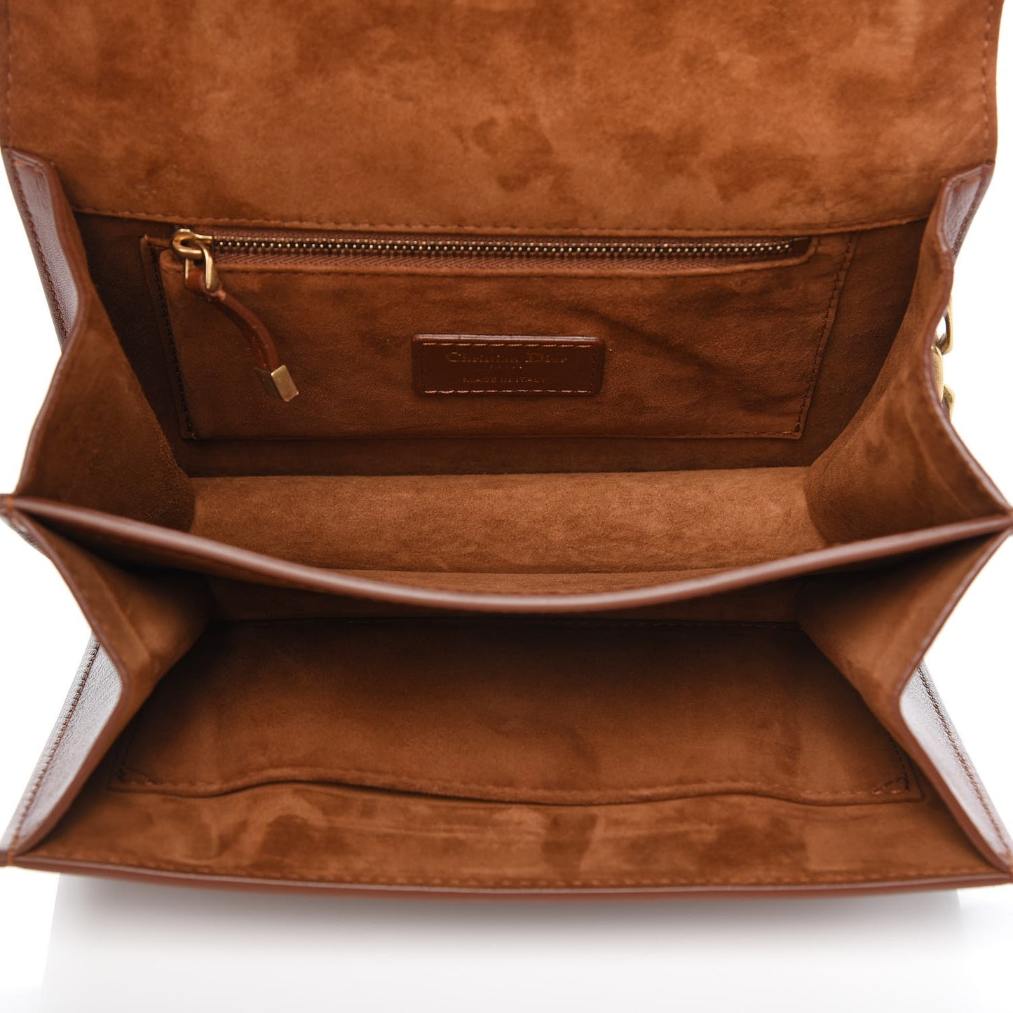 Calfskin Direction Flap Brown