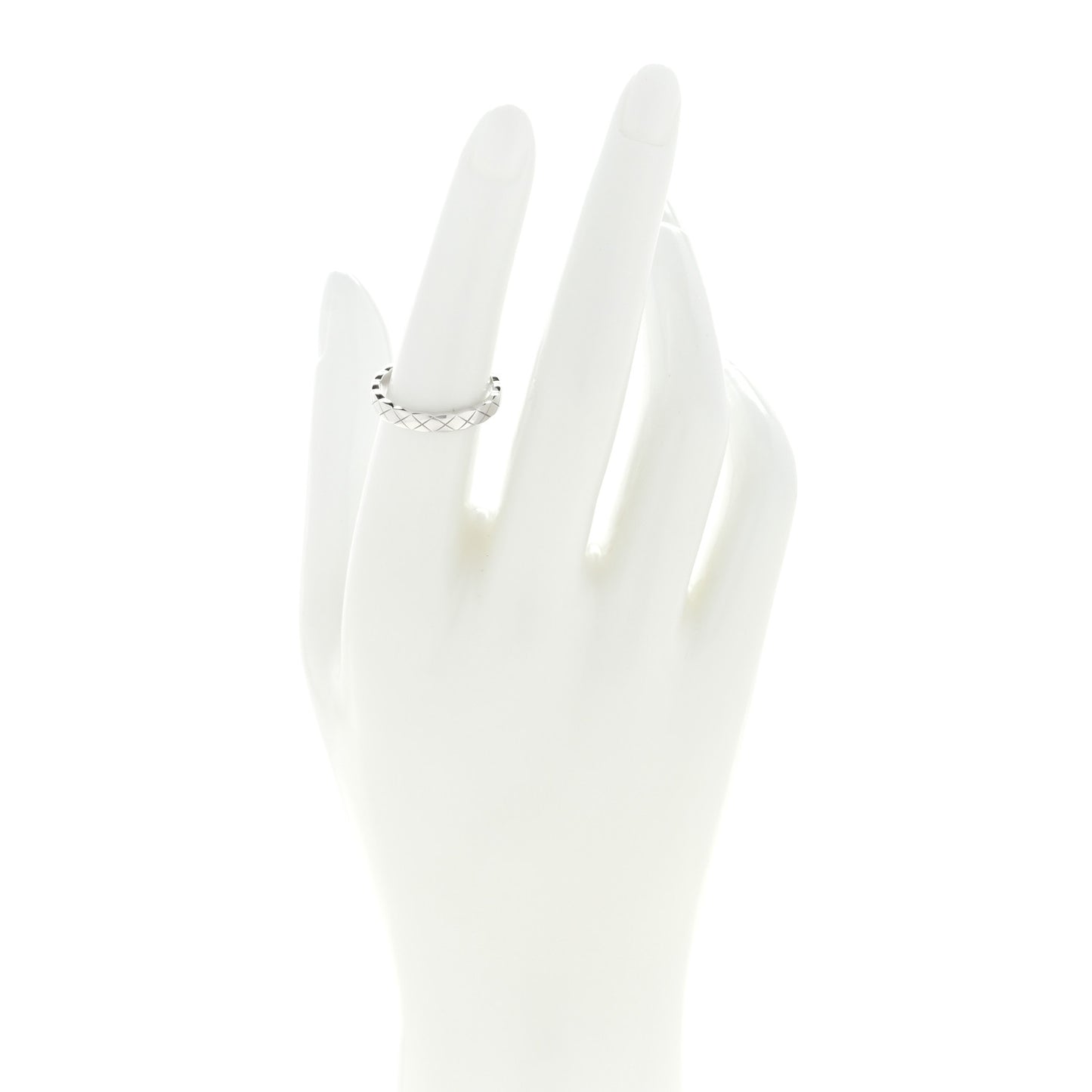 18K White Gold Mini Coco Crush Ring 53 6.25