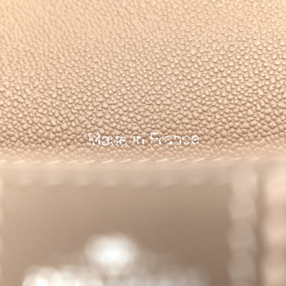 Delvaux Grained Rodeo Calfskin Surpique Mini Brillant Satchel Tourterelle Ivory 7 of 10