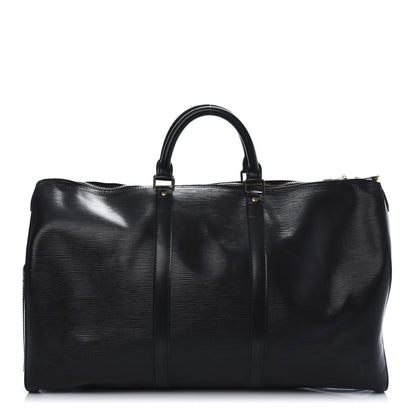 Louis Vuitton Epi Keepall 50 Black 1 of 11