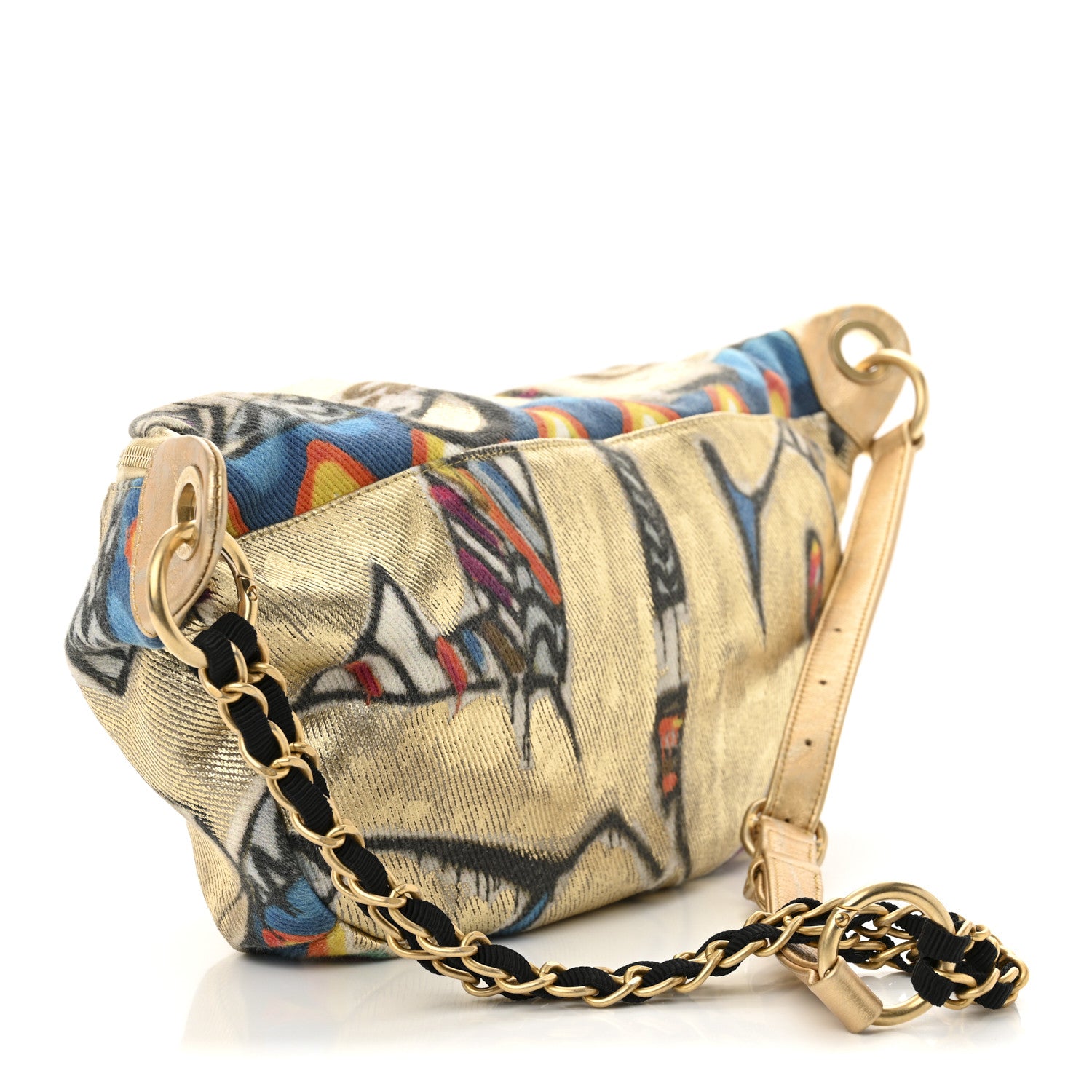Chanel Graffiti Printed Canvas Street Spirit Waist Belt Bag Multicolor 7 of 28
