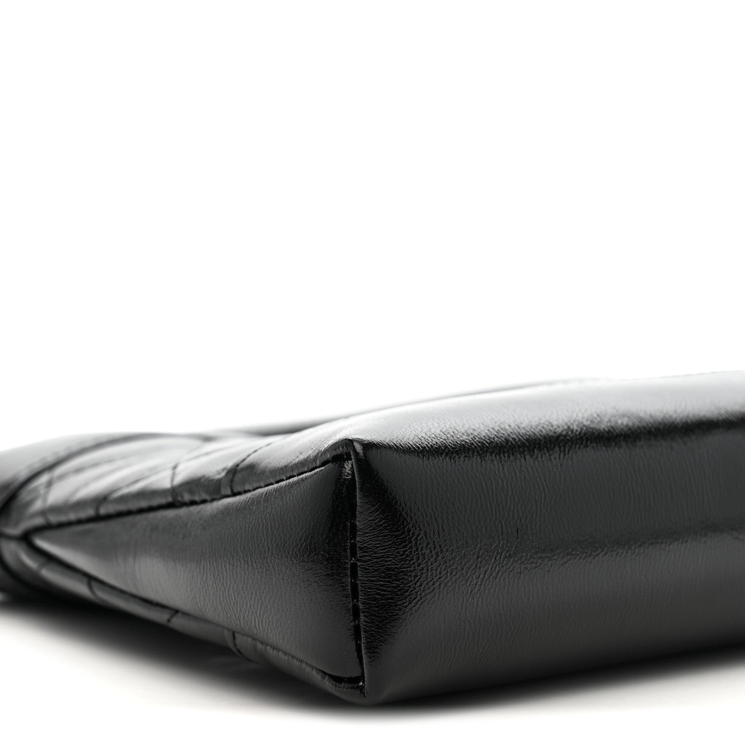 Chanel Shiny Crumpled Calfskin Quilted Nano 31 Shopping Bag Black 9 of 11