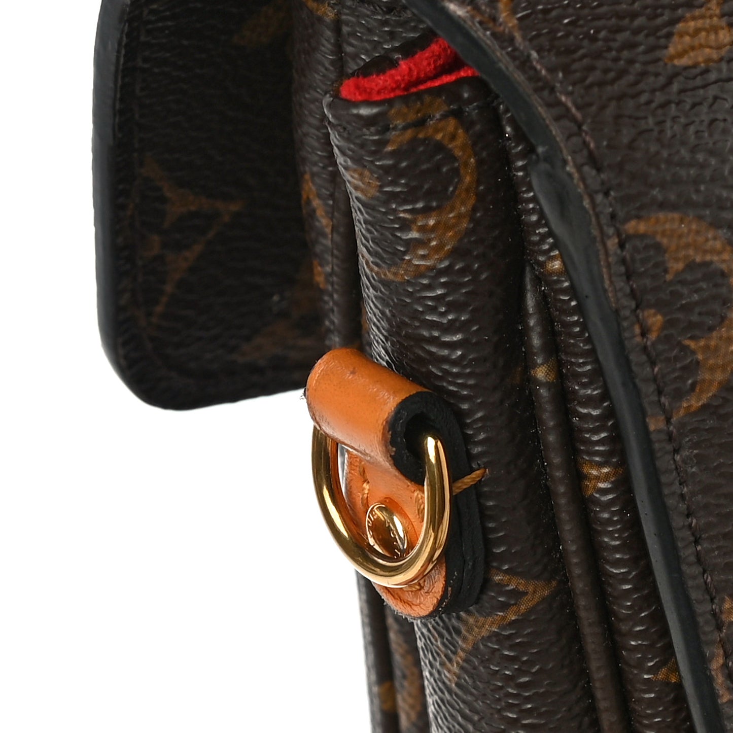 Monogram Braided Pochette Metis Coquelicot