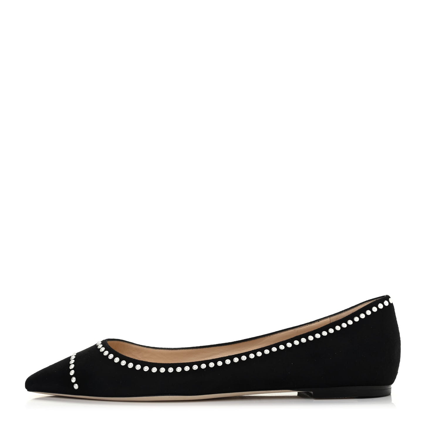 Suede Romy Flats 39.5 Black