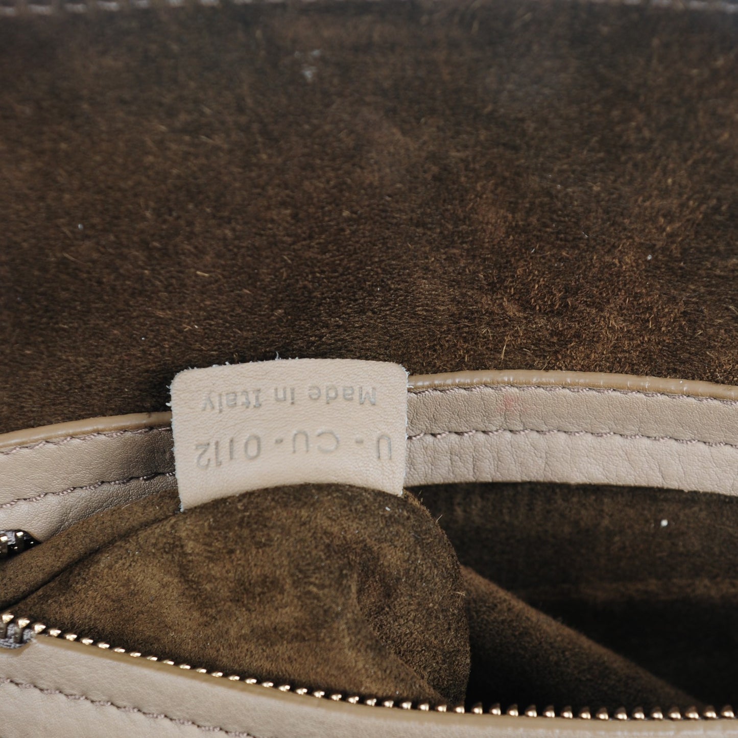 Supple Calfskin Medium Phantom Luggage Beige