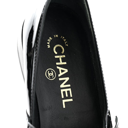 Chanel Patent Calfskin Mary Janes Flats 39 Black 8 of 9