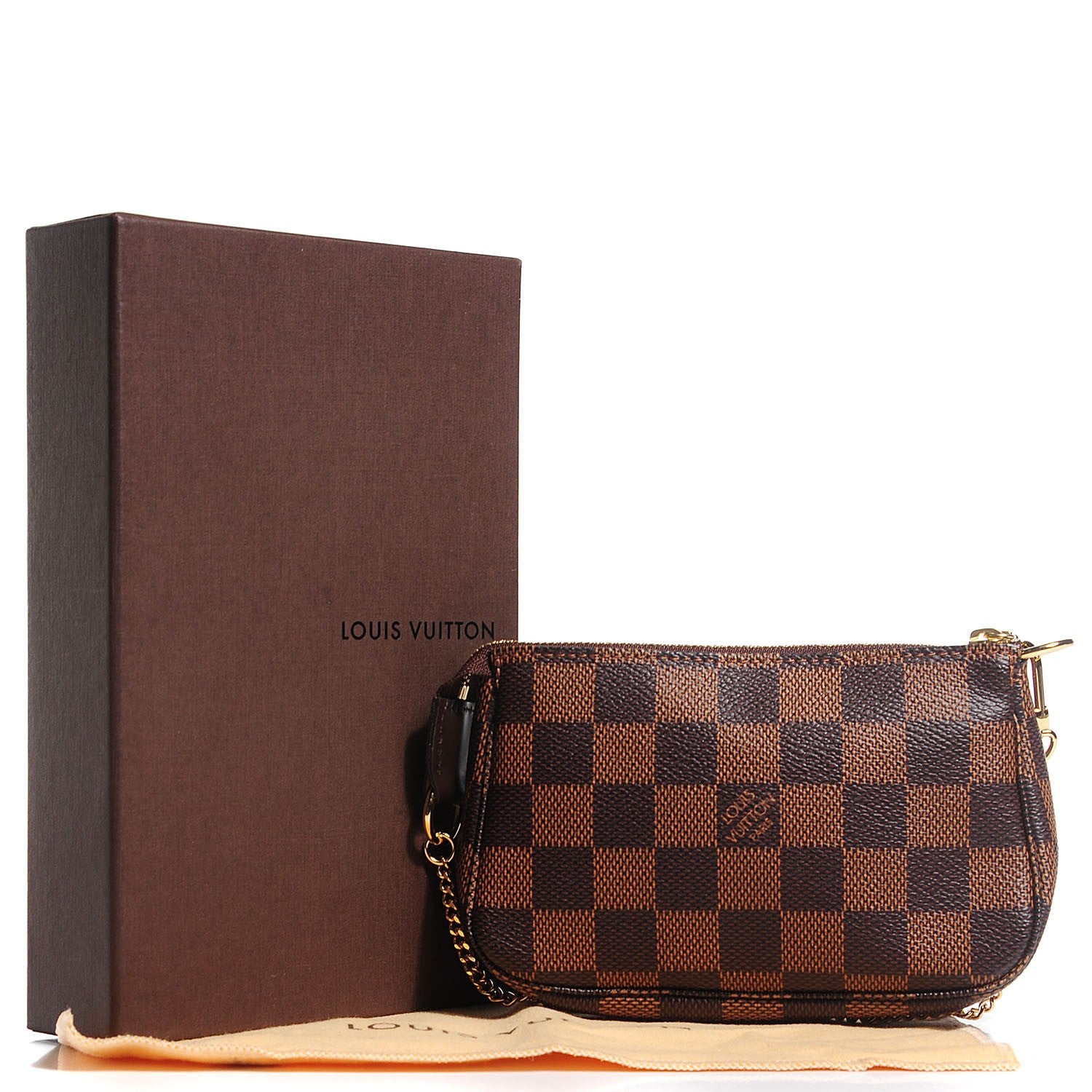 Louis Vuitton Damier Ebene Mini Pochette Accessories 5 of 8