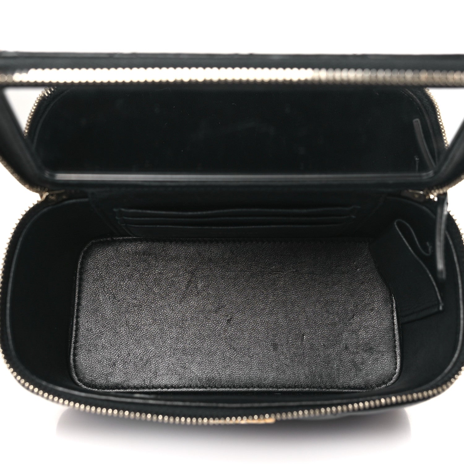 Chanel Lambskin Quilted Small Pillow Crush Vanity Case With Chain Black 5 of 11