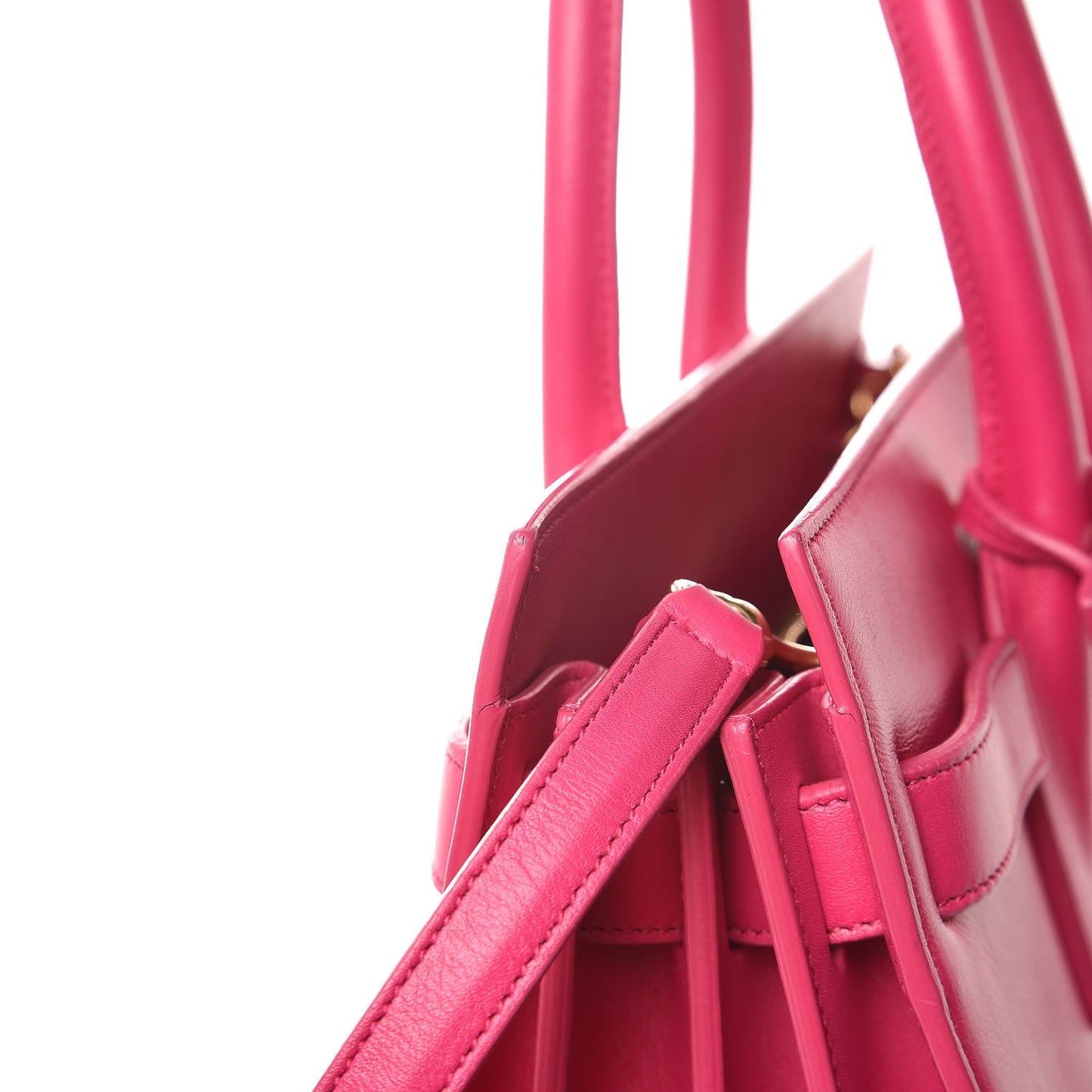 Calfskin Small Sac De Jour Lipstick Fuchsia