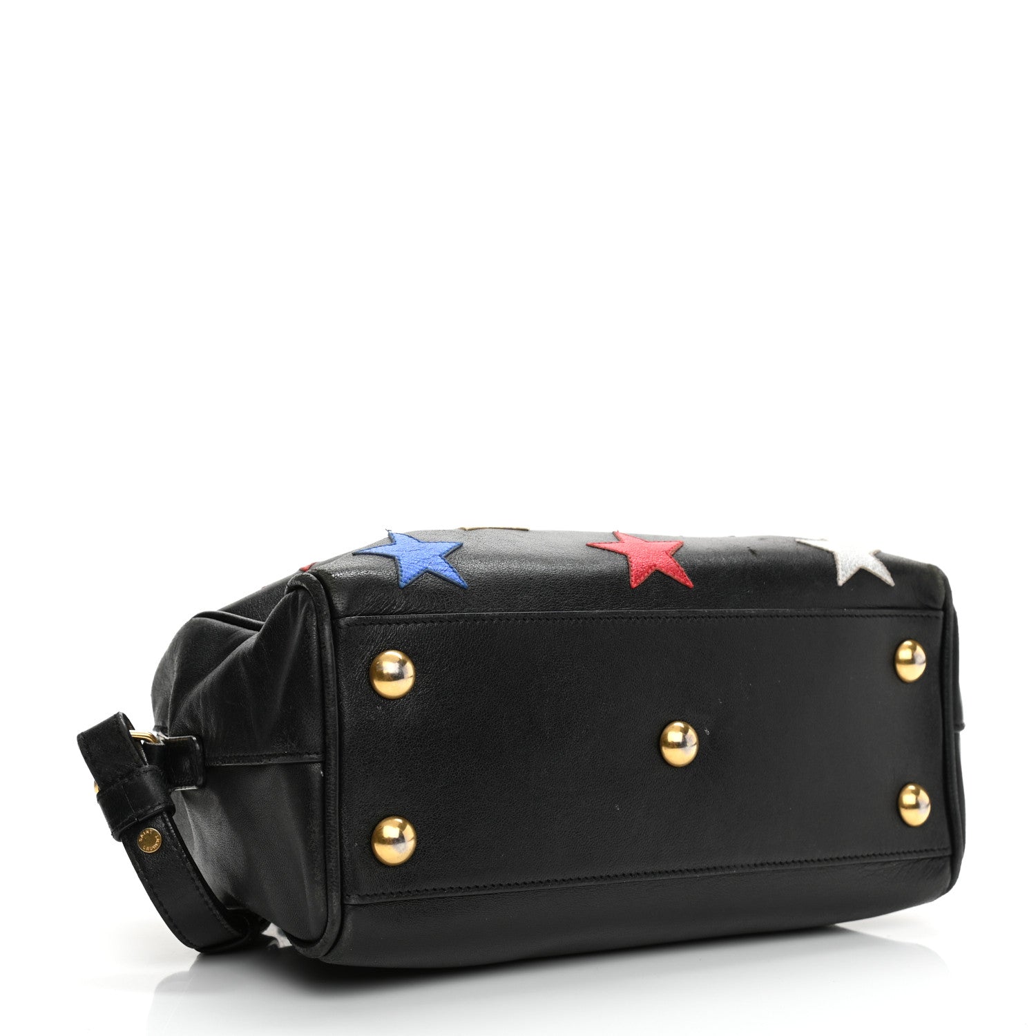 Saint Laurent Calfskin Star Classic Baby Duffle Black 4 of 10