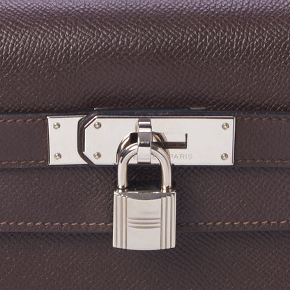 Hermes Epsom Kelly Sellier 32 Chocolate 20 of 33