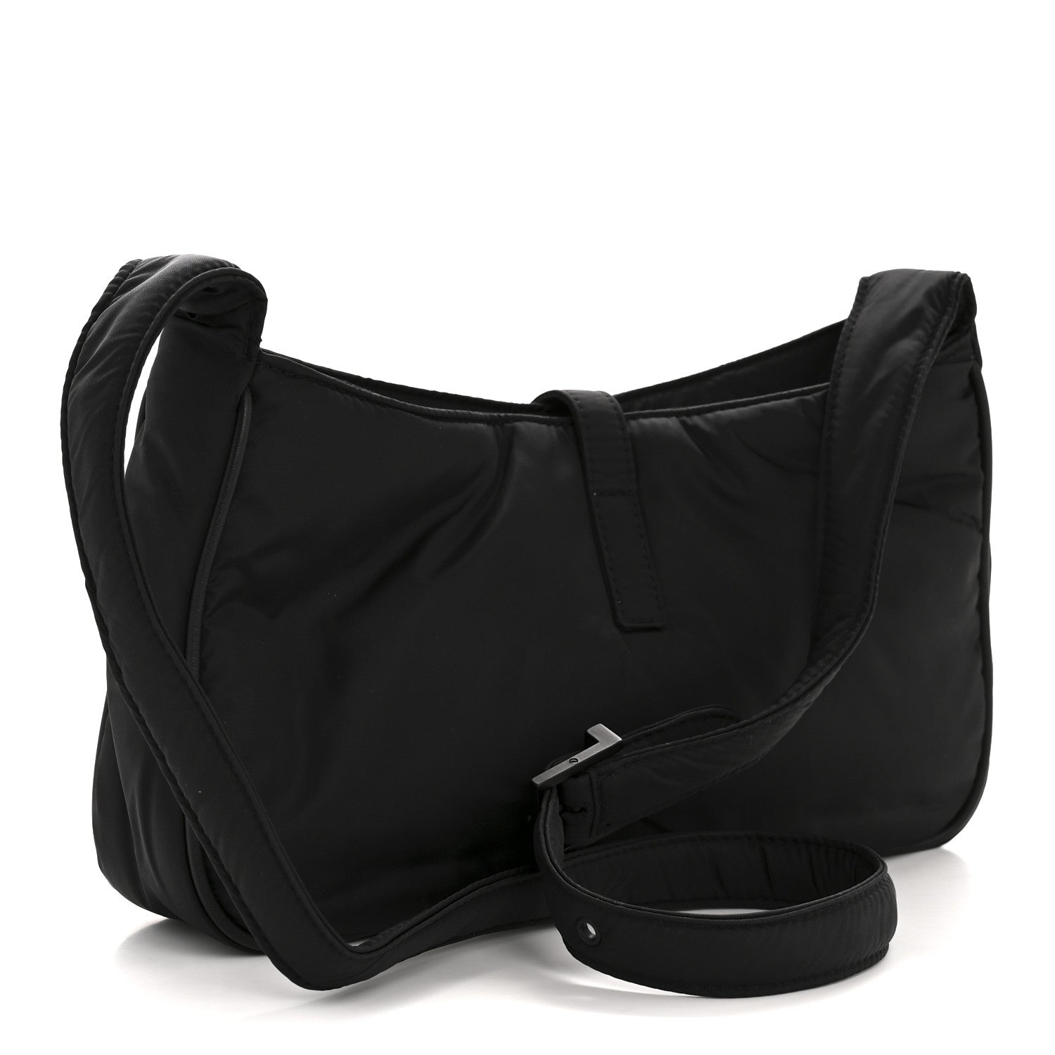 Saint Laurent Econyl Nylon Le 5 A 7 Hobo Black 3 of 10
